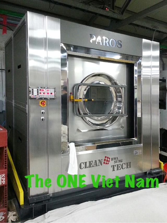 Máy giặt công nghiệp 120 kg Paros Hàn Quốc